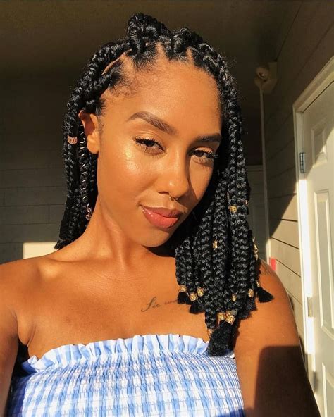 Our Favourite Hairstyle This Year Has Been Shoulder Length Box Braids