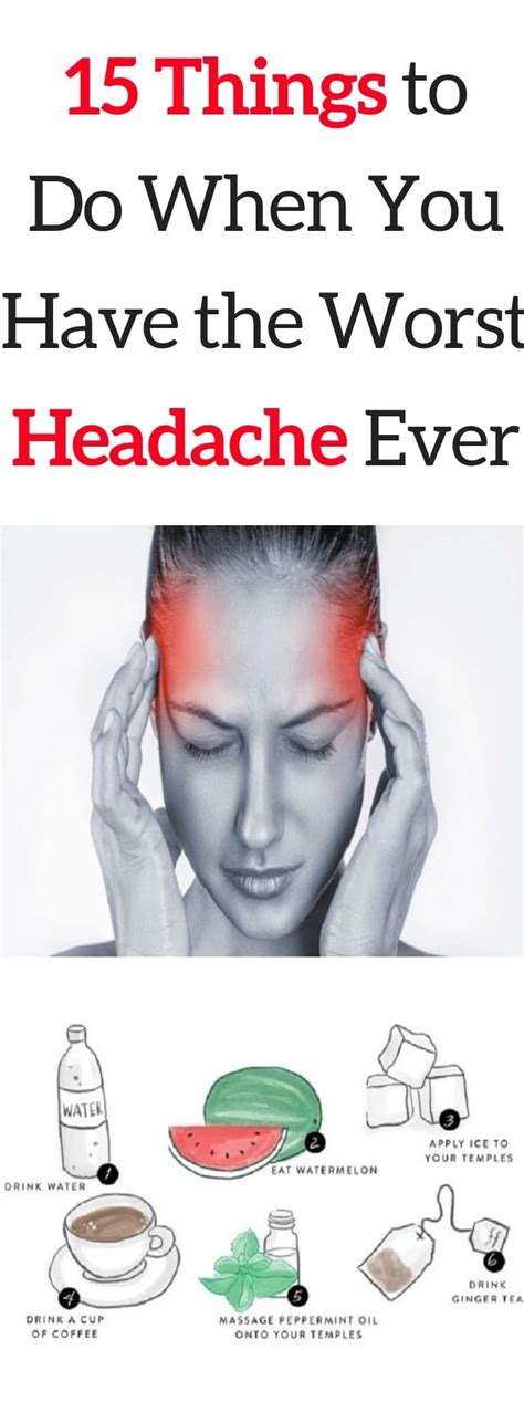 15 Things To Do When You Have The Worst Headache Ever Bad Headache