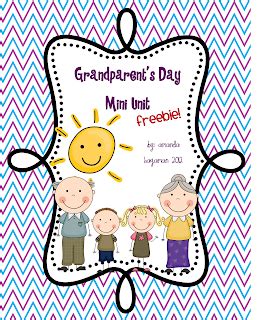 Grandparents Day Freebie | Grandparents day, Grandparents day preschool, Grandparents day activities