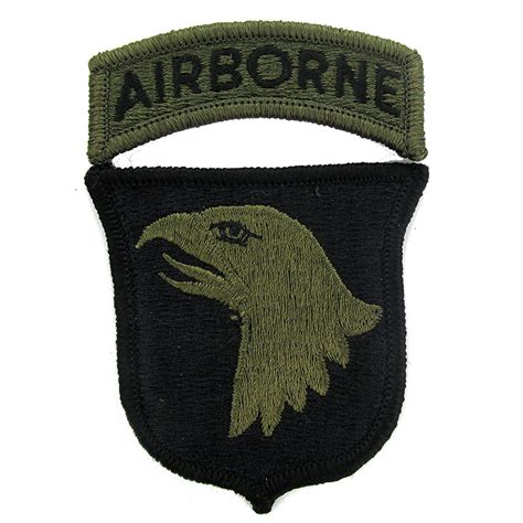 101st Airborne Division Patch Subdued