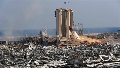 Watch Part Of Silos At Beirut Port Collapses Internet Says Incident