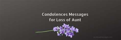Sympathy Message For Loss Of Aunt Pure Love Messages