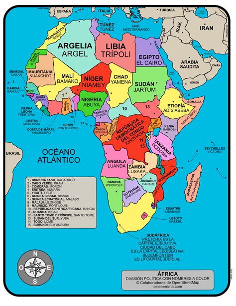 Mapa Politico De Africa Para Dibujar Con Sus Nombres Imagui Images 37f