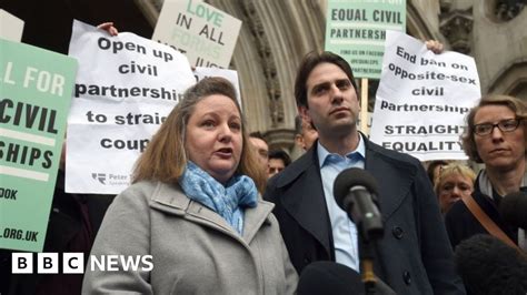 Heterosexual Couple Lose Civil Partnership Challenge Bbc News
