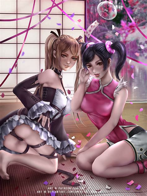 Ling Xiaoyu X Marie Rose By Emeraldweapon Hentai Foundry