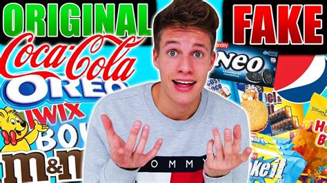 You can't differentiate which one is original and which one is fake. Ich teste FAKE vs ORIGINALE Süßigkeiten 🍭🍫 - YouTube