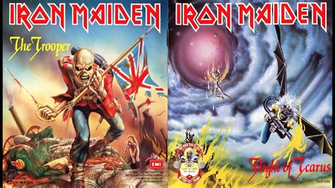 Iron Maiden Flight Of Icarus The Trooper Full Album Single
