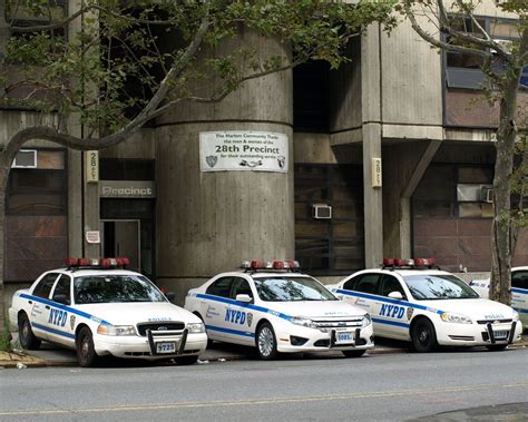 P028 Nypd Police Station Precinct 28 Harlem New York City Nypd