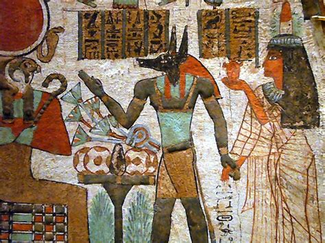 Ancient Egyptian Wall Painting Depicting Anubis Metropolit Flickr
