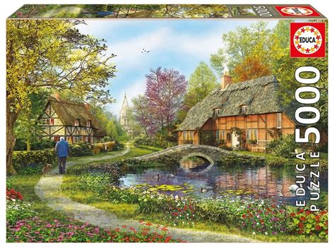 Educa 16356 Dominic Davison Meadow Cottages 5000 Pieces Puzzle