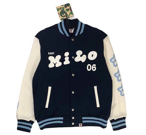 Bape Fw 2006 A Bathing Ape Baby Milo Varsity Jacket Grailed