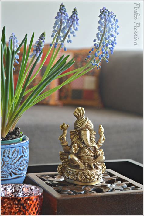 Buy home decoration products online in india at best prices. Brass Ganesha, Indian home décor, Spring flowers ...