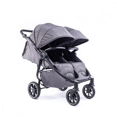 Nouvelle Poussette Double Easy Twin 4 Black Baby Monsters