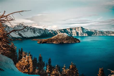 Free Download Landscape Photography Mountain Alps Lake Crater Lake