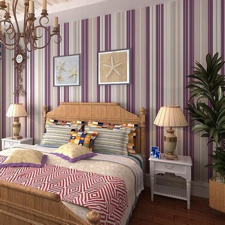 Give your bedroom a new look with these trendy classic and we have found that the type of bedroom wallpaper a person picks out will directly reflect his or her's. Girl bedroom wallpaper modern Purple stripe wallpaper wall paper background wall wallpaper for ...