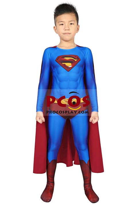 Superman Returns Superman Clark Kent Cosplay Costume Only For Child