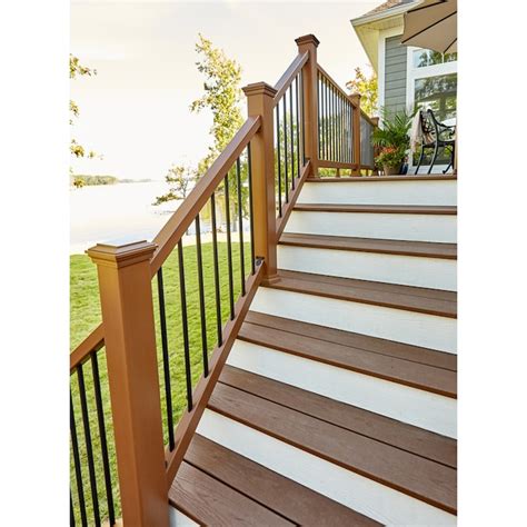 Trex Enhance 6 Ft X 275 In X 36 In Saddle Composite Deck Stair Rail