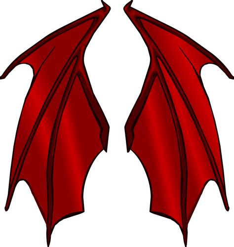 Red Bat Wings | Club Penguin Online Wiki | Fandom png image