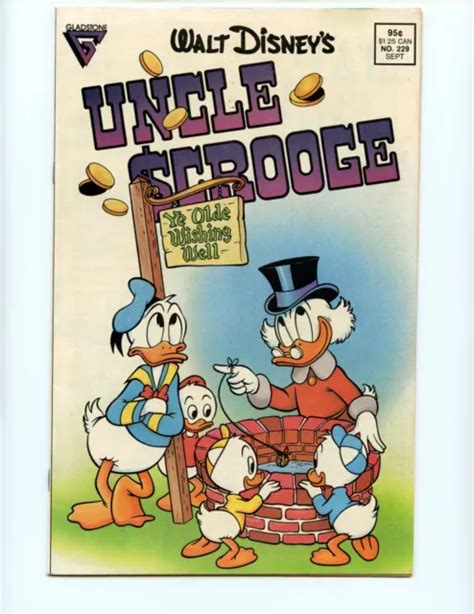 Walt Disneys Uncle Scrooge 229 Comic Book 1988 Vf Gladstone Comics 1