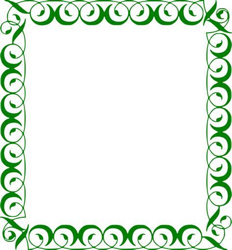 Download Green Frame Ornamented Royalty Free Vector Graphic Pixabay