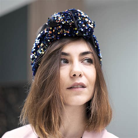 Sequin Knotted Headband By Studio Hop