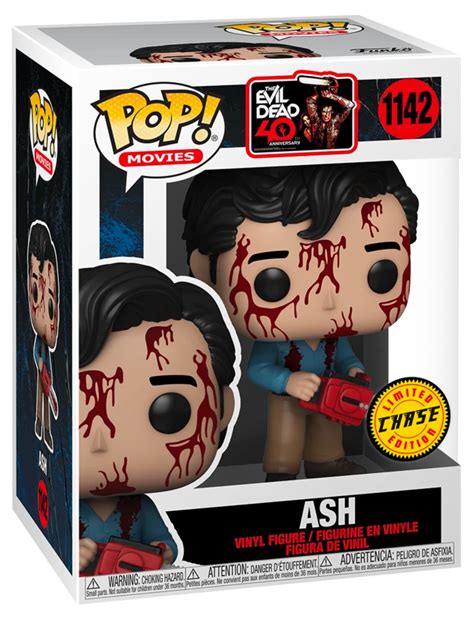 Funko Pop Movies Evil Dead 55370 Ash Limited Chase Edition New