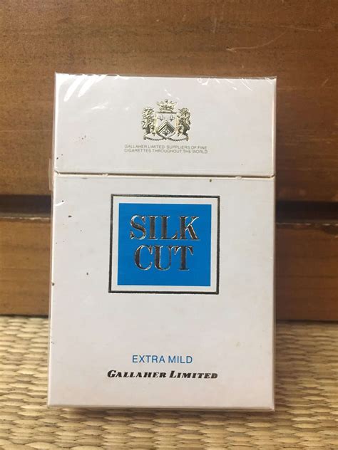 Silk Cut Extra Mild King Size Cigarette Hard Pack Danlys Vintage