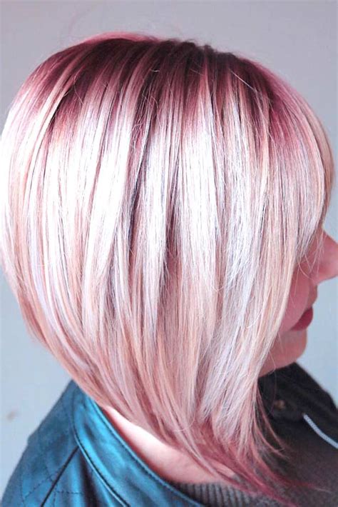 Latest short haircuts and ashy lowlights work well for blonde hair, and this is because they do not make it seem obvious that you have a dye job. 50 Flirty Burgundy Hair Ideas | LoveHairStyles.com
