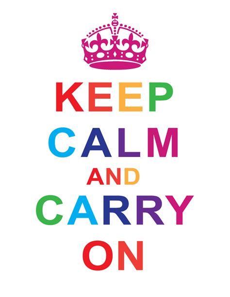 Keep Calm And Carry On