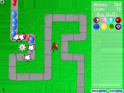 Bloons Tower Defense 2 Play Online On Silvergames 🕹️