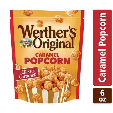 Werthers Original Caramel Popcorn Resealable Pouch 6 Oz Walmart