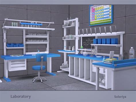 Chemical Laboratory For Your Scientists Sims Includes 10 Objects Has