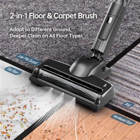 Fabuletta Cordless Vacuum Cleaner 250w24kpa Powerful Suction Up To 50
