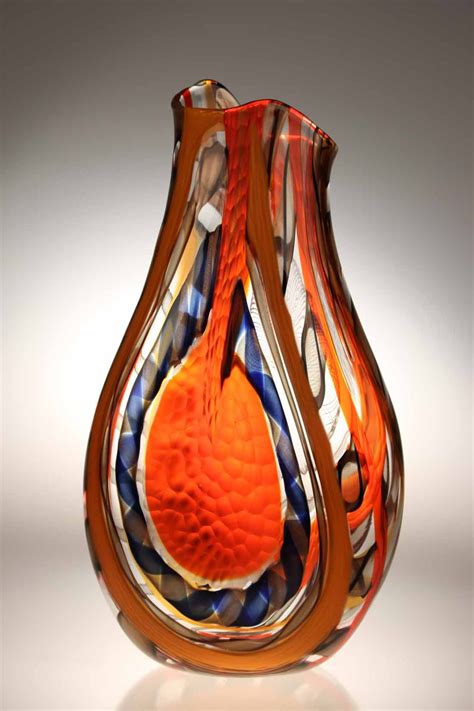 Murano Glass Studio Vase Notabilioso 11 Contemporary Glass Art Glass