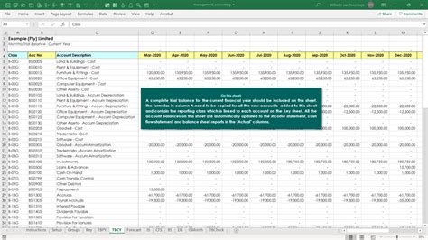 account management excel template