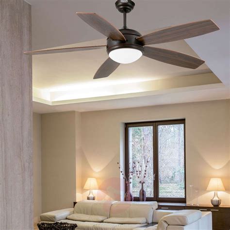 Choose a fan that suits your. VANU Large Ceiling Fan with Remote Control, Brown | Lights ...