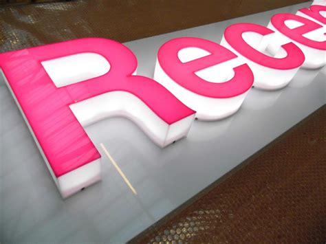 Embossed Letters Light Letters Acrylic Letters Storefront Signage