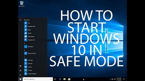 How To Easily Start Windows 10 In Safe Mode 3 Different Ways Youtube