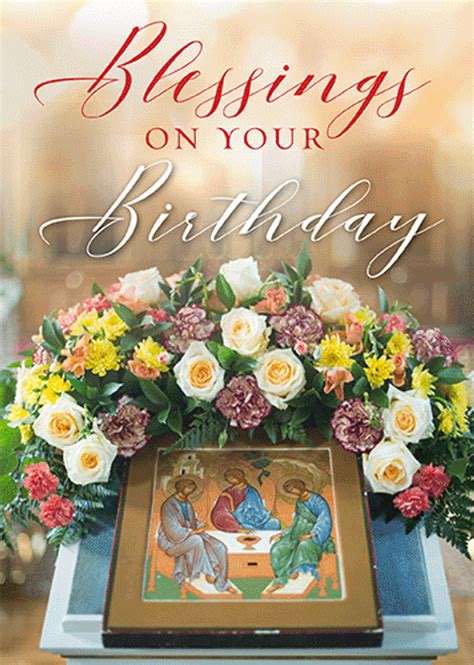 Blessings On Your Birthday Pack Of 10 Cards Ancient Faith Store