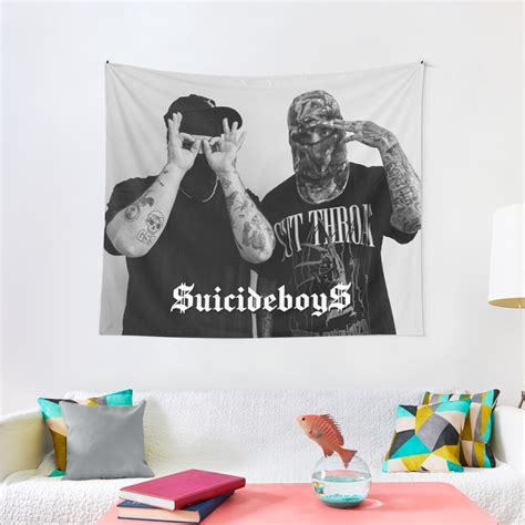 Suicideboys Scrim And Ruby Wall Duo Tapestry Classic Celebrity Tapestry
