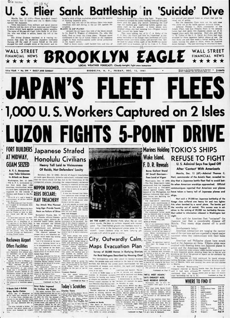 December 12 On This Day In 1941 Us Aviators Fight Back Against Japanese