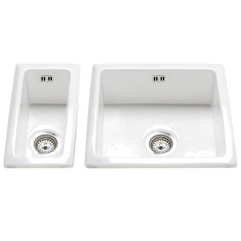 Caple warwickshire inset or undermounted ceramic kitchen sink hygiene finish. Astini Hampton 150 1.5 Bowl White Ceramic Undermount ...