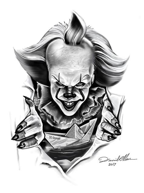 Pin By Misty Hood On Pennywise Scary Tattoos Tattoo Design Drawings