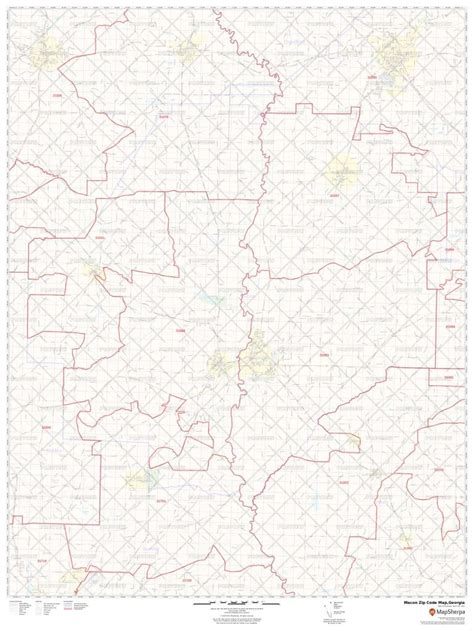 Macon Zip Code Map Georgia Macon County Zip Codes