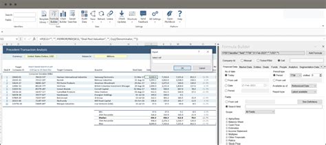 Pitchbook Excel Plugin Better Comps And Models Pitchbook
