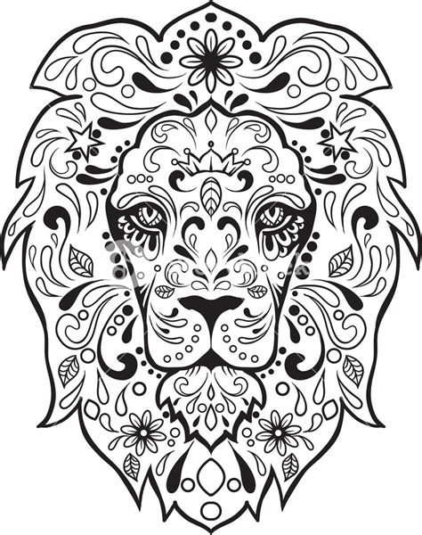 Sugar Skull Vector Element Royalty Free Stock Image Storyblocks