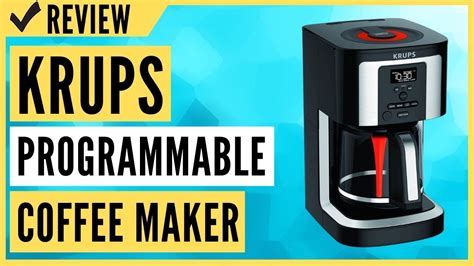 Krups Ec322 14 Cup Programmable Coffee Maker Review Youtube