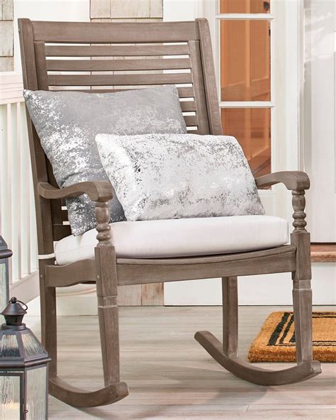 The porch rocker, with its classic design and simple beauty, will transport you to simpler times. Nantucket Rocking Chair | Rocking chair porch, Rocking ...