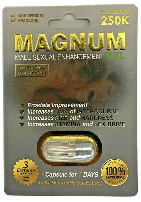 Magnum 250k Platinum Male Sexual Performance Enhancement Capsule 3