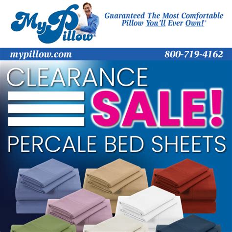 Closeout Percale Bed Sheet Sets My Pillow